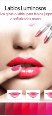 YouCam MakeUp gloss para labios pintar brillosos